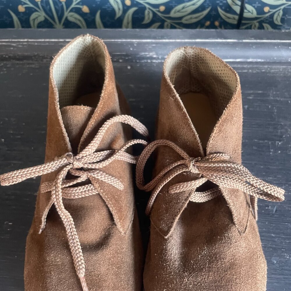 Crewcuts 1990 MacAlister Brown Suede Lace Up Boots - Picture 4 of 10